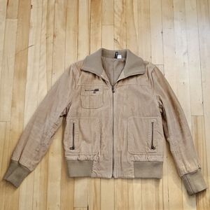 H&M Tan Bomber Jacket